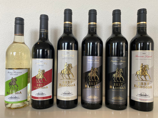 1837 Barossa Degustationskarton 6 Fl. à 75 cl